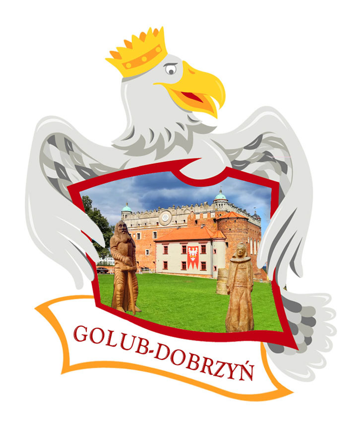 Polyresinowy magnes Orzeł Golub-Dobrzyń