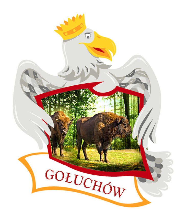 Polyresinowy magnes Orzeł Gołuchów