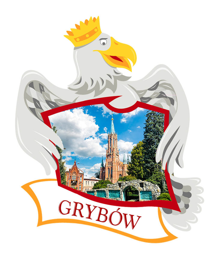 Polyresinowy magnes Orzeł Grybów