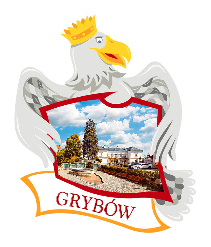 Polyresinowy magnes Orzeł Grybów