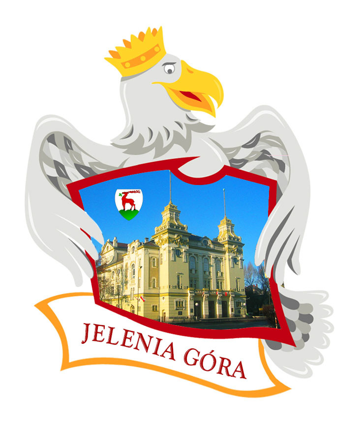Polyresinowy magnes Orzeł Jelenia Góra