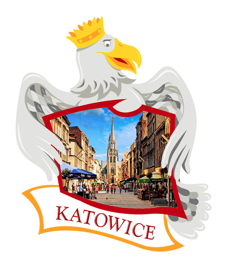 Polyresinowy magnes Orzeł Katowice