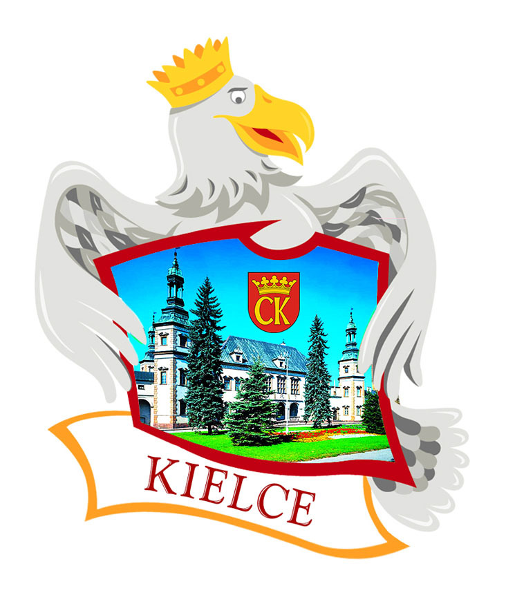 Polyresinowy magnes Orzeł Kielce