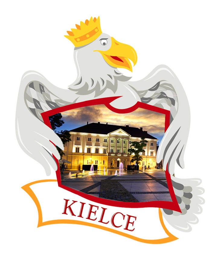 Polyresinowy magnes Orzeł Kielce
