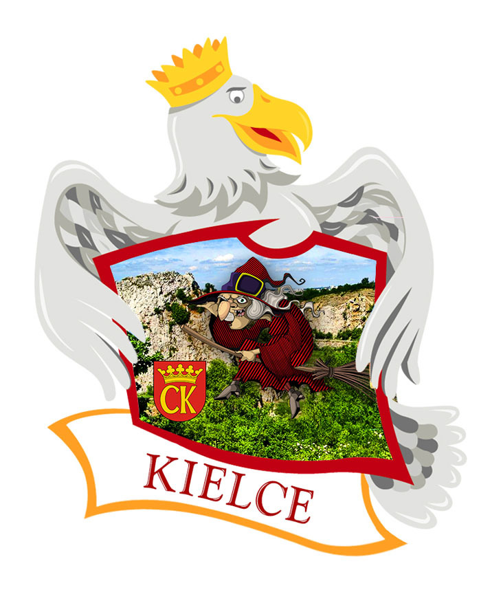 Polyresinowy magnes Orzeł Kielce