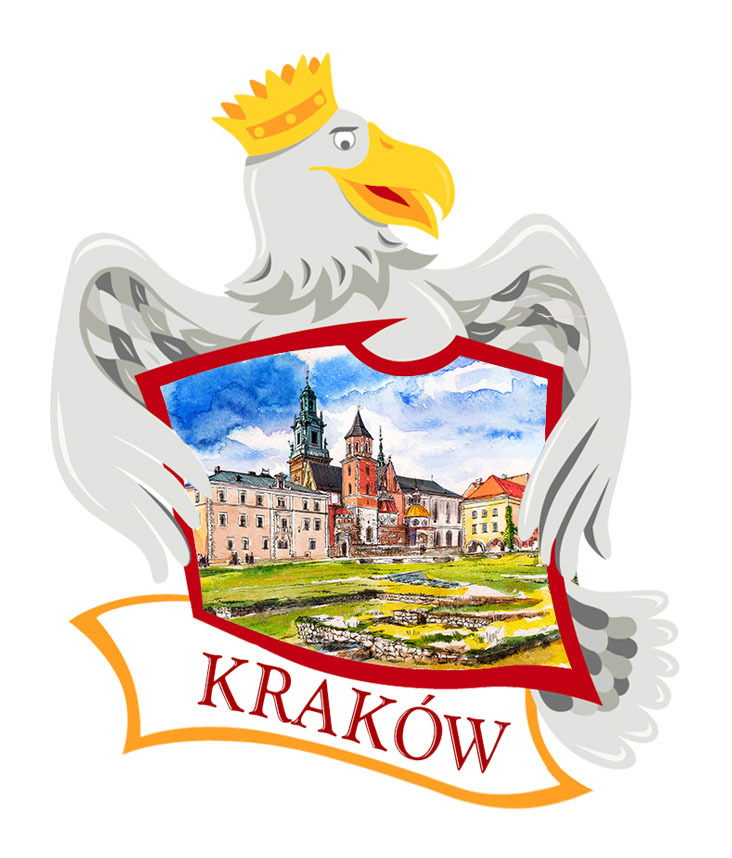 Polyresinowy magnes Orzeł Kraków