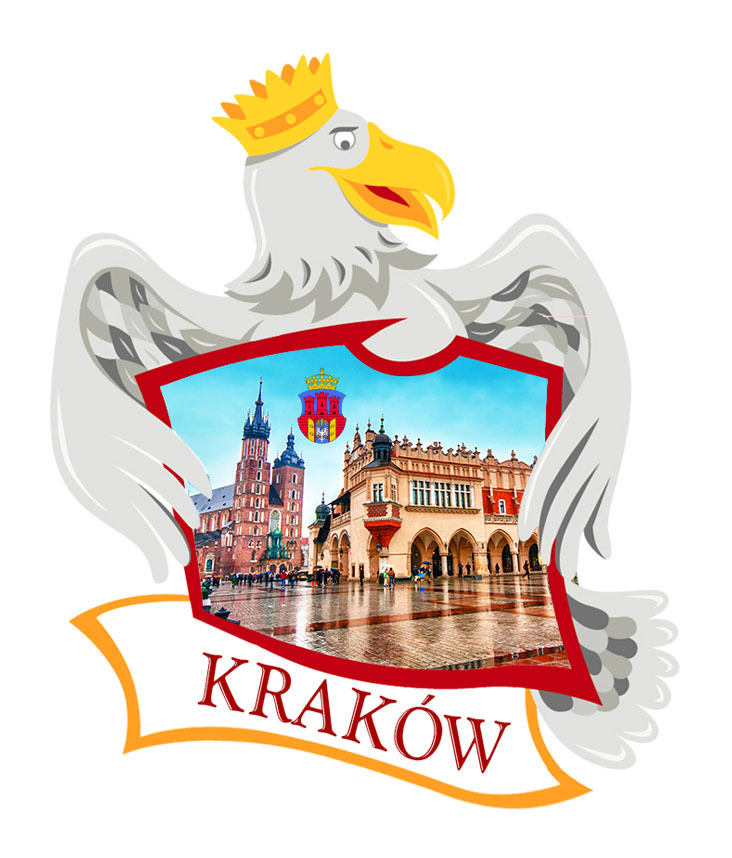 Polyresinowy magnes Orzeł Kraków