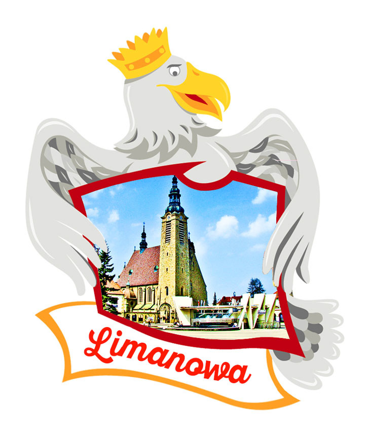 Polyresinowy magnes Orzeł Limanowa