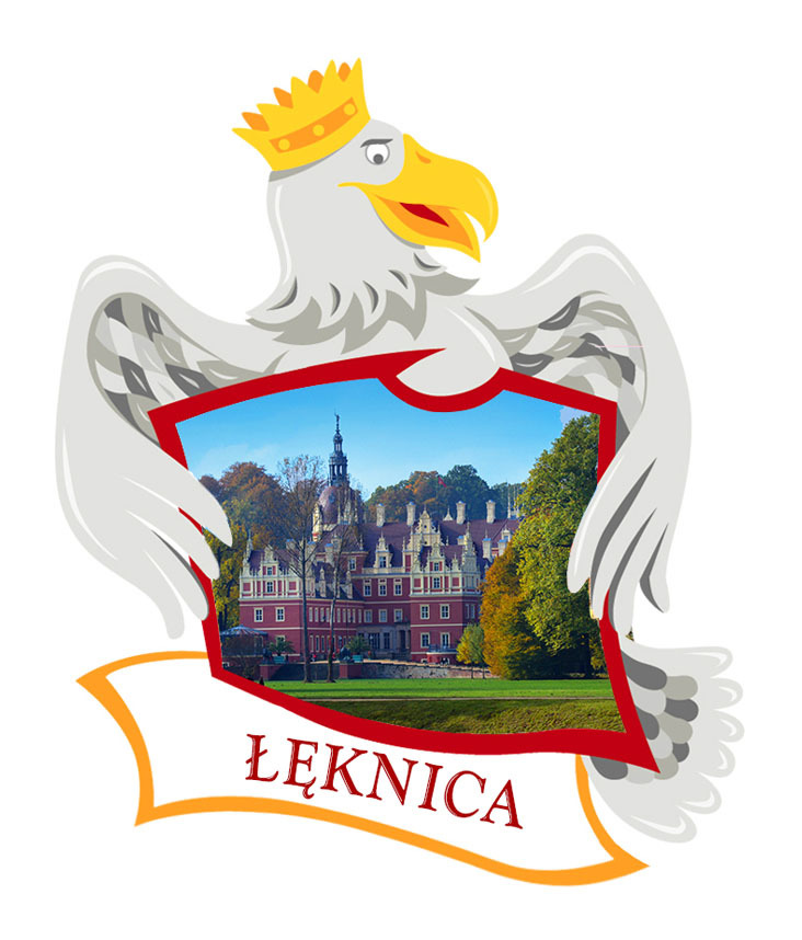Polyresinowy magnes Orzeł Łęknica