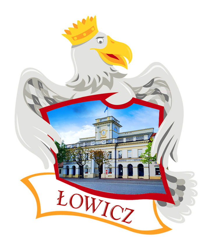 Polyresinowy magnes Orzeł Łowicz