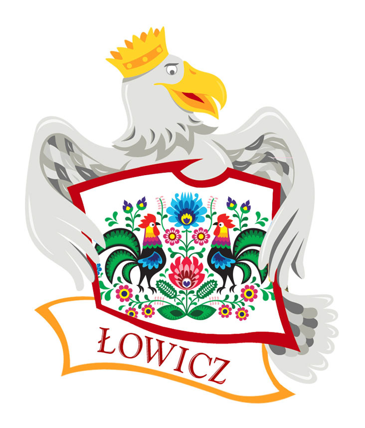 Polyresinowy magnes Orzeł Łowicz