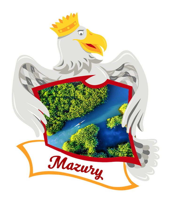 Polyresinowy magnes Orzeł Mazury
