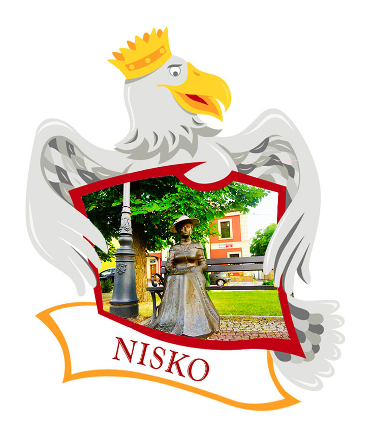 Polyresinowy magnes Orzeł Nisko