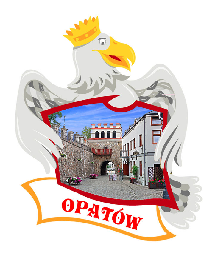 Polyresinowy magnes Orzeł Opatów