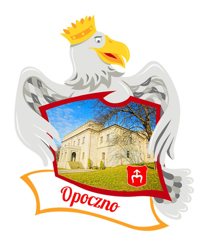 Polyresinowy magnes Orzeł Opoczno