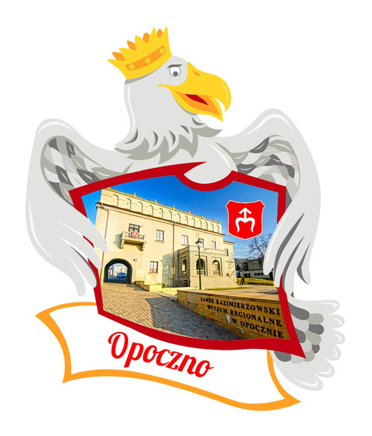 Polyresinowy magnes Orzeł Opoczno