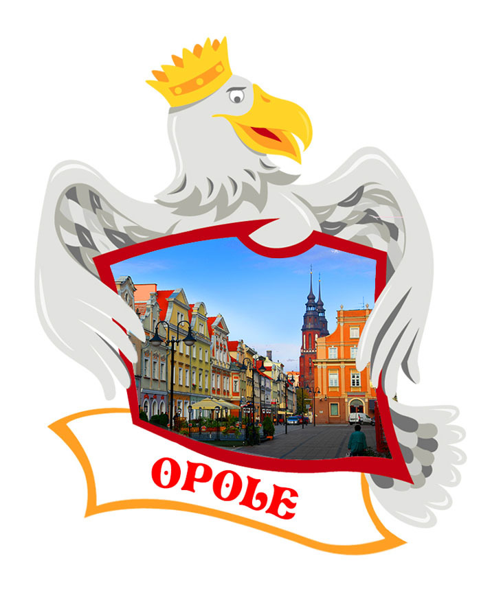 Polyresinowy magnes Orzeł Opole