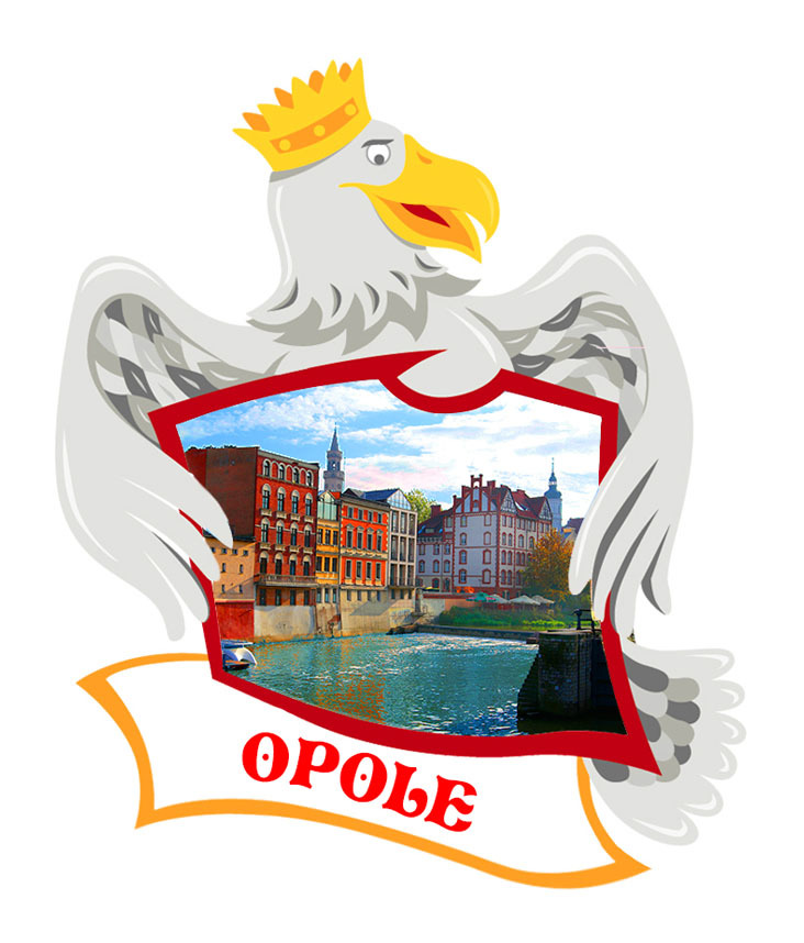 Polyresinowy magnes Orzeł Opole