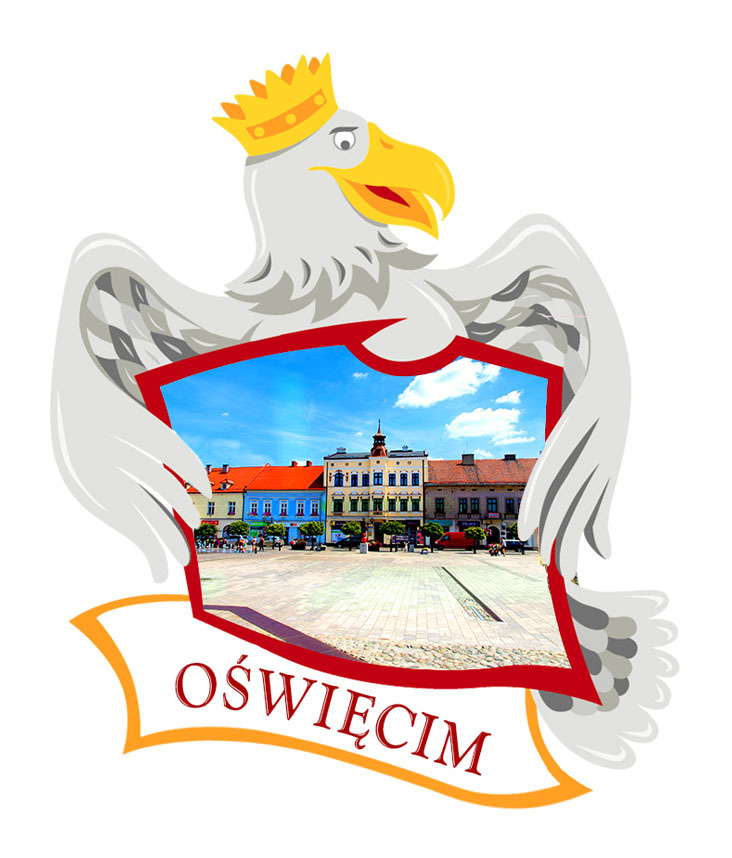 Polyresinowy magnes Orzeł Oświęcim