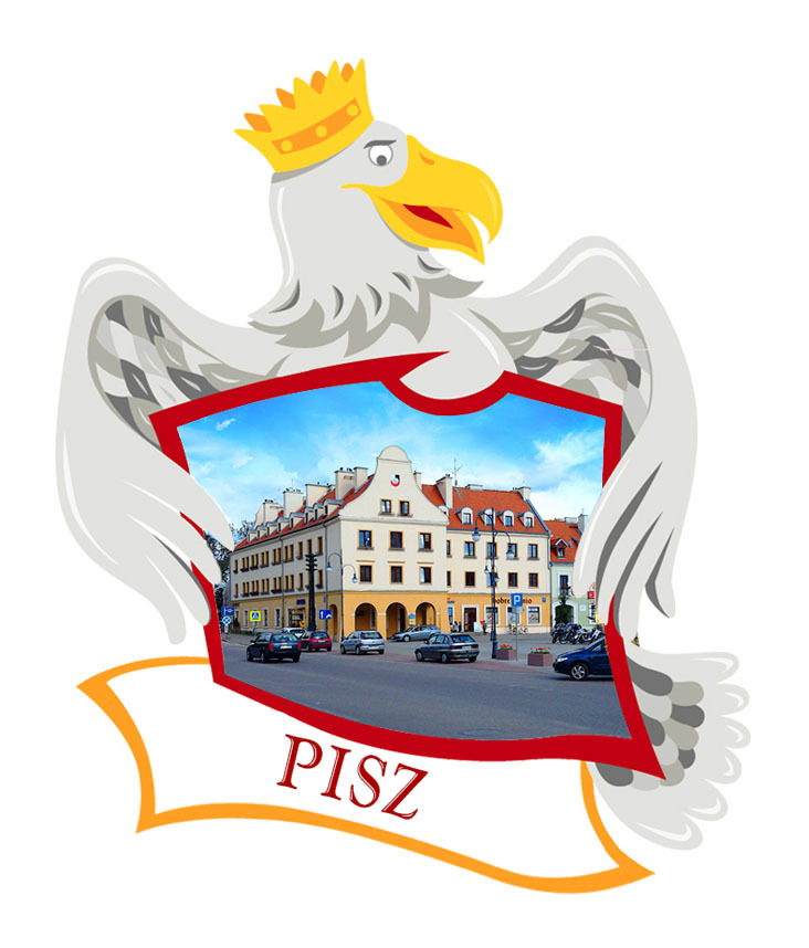 Polyresinowy magnes Orzeł Pisz