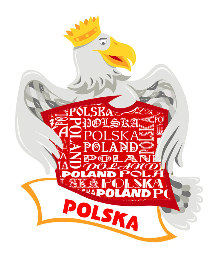 Polyresinowy magnes Orzeł Polska