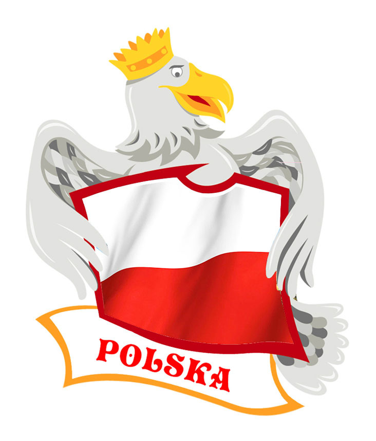 Polyresinowy magnes Orzeł Polska