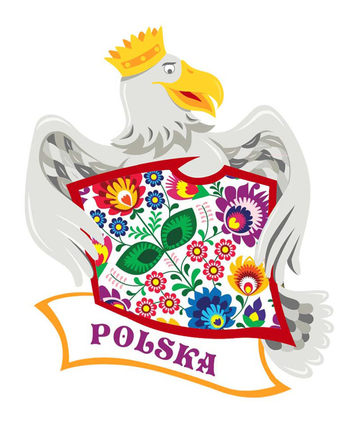 Polyresinowy magnes Orzeł Polska