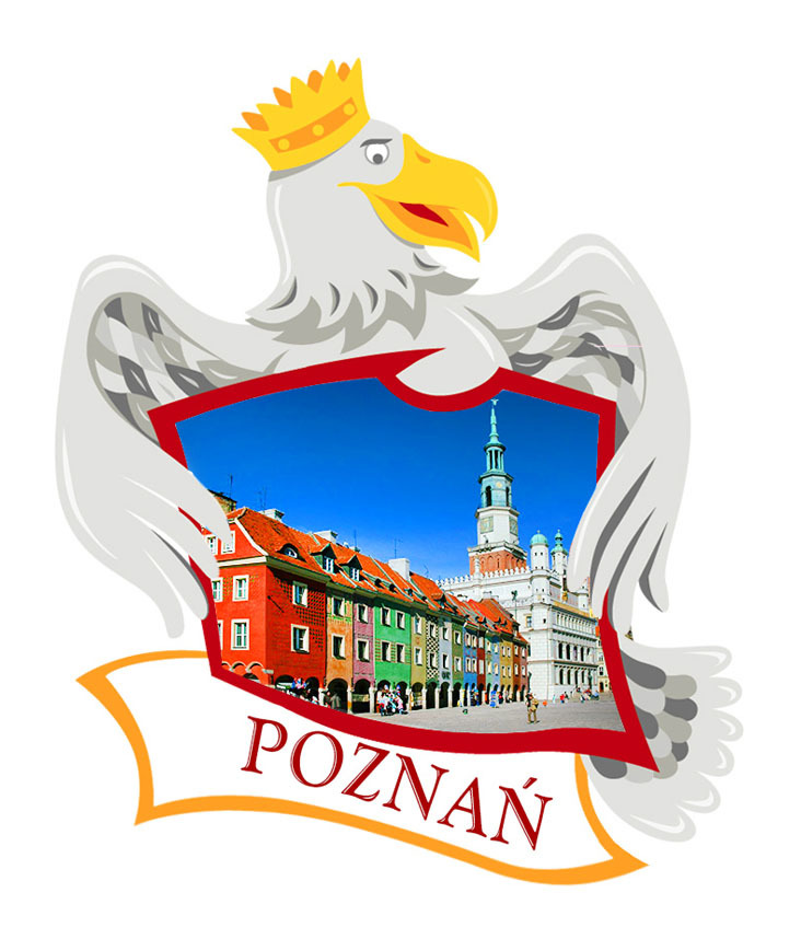 Polyresinowy magnes Orzeł Poznań