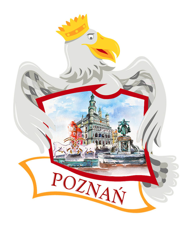 Polyresinowy magnes Orzeł Poznań