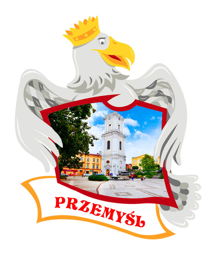 Polyresinowy magnes Orzeł Przemyśl
