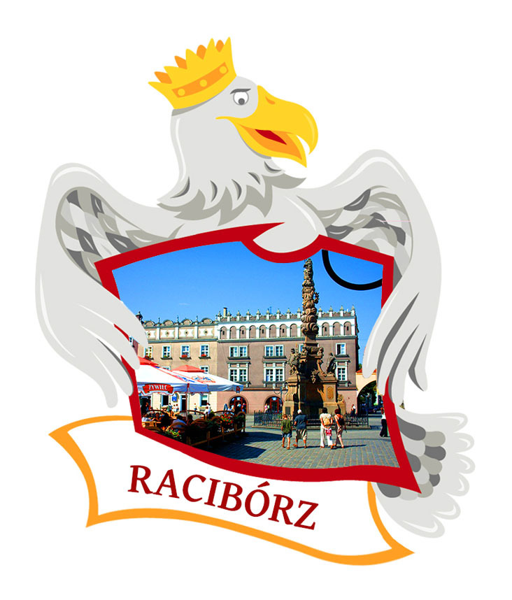 Polyresinowy magnes Orzeł Racibórz
