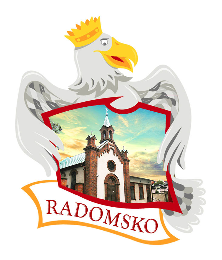 Polyresinowy magnes Orzeł Radomsko