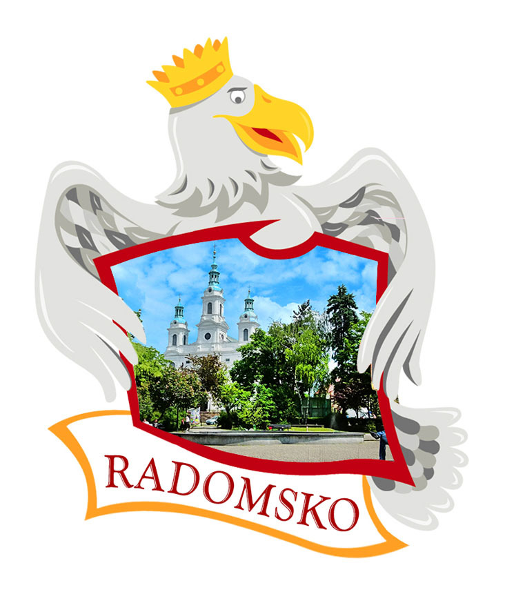 Polyresinowy magnes Orzeł Radomsko