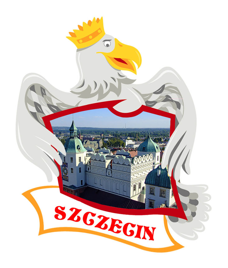 Polyresinowy magnes Orzeł Szczecin