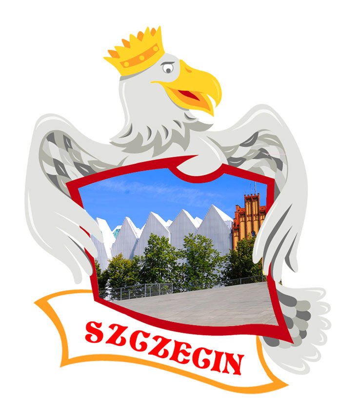Polyresinowy magnes Orzeł Szczecin