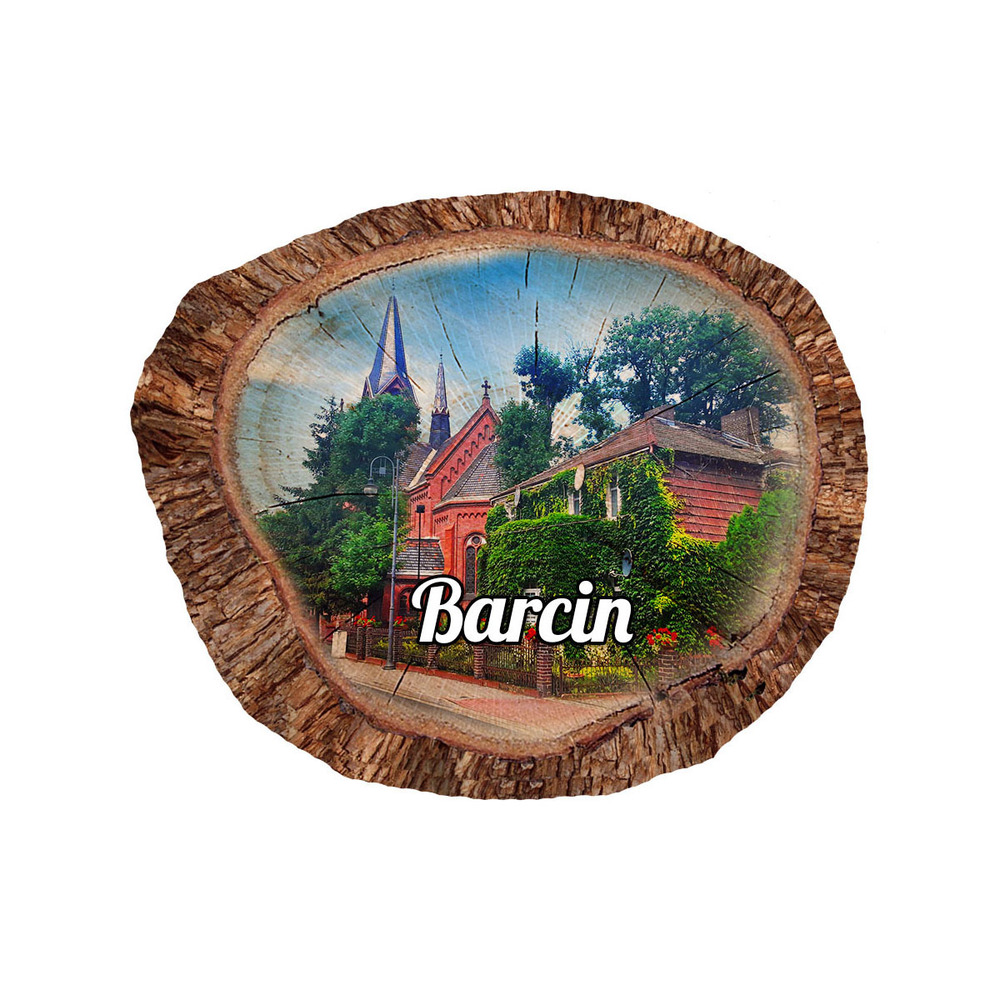 Magnes polyresinowy pieniek owal Barcin