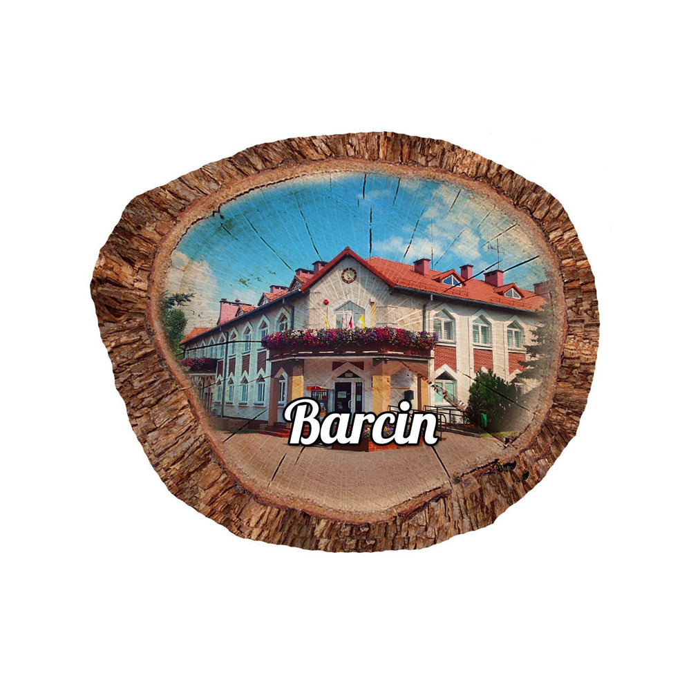 Magnes polyresinowy pieniek owal Barcin