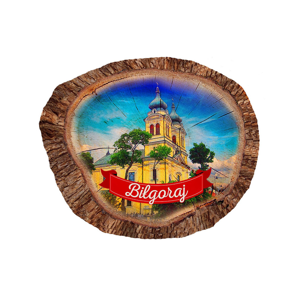 Magnes polyresinowy pieniek owal Biłgoraj