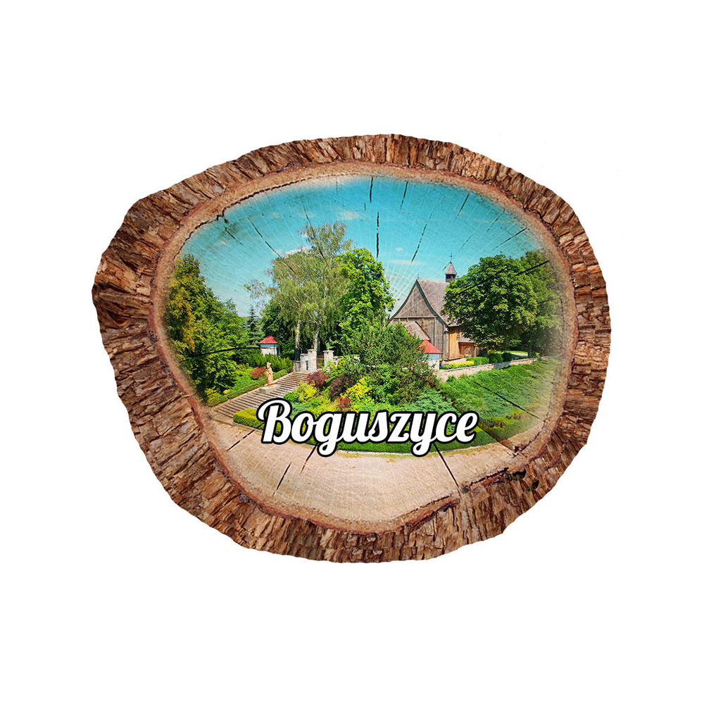 Magnes polyresinowy pieniek owal Boguszyce