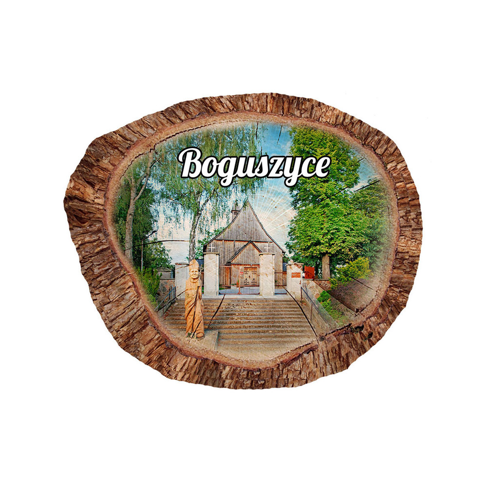 Magnes polyresinowy pieniek owal Boguszyce