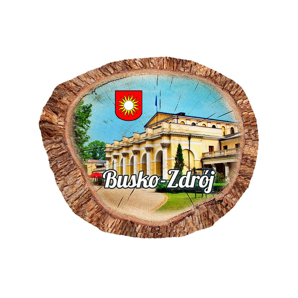 Magnes polyresinowy pieniek owal Busko-Zdrój