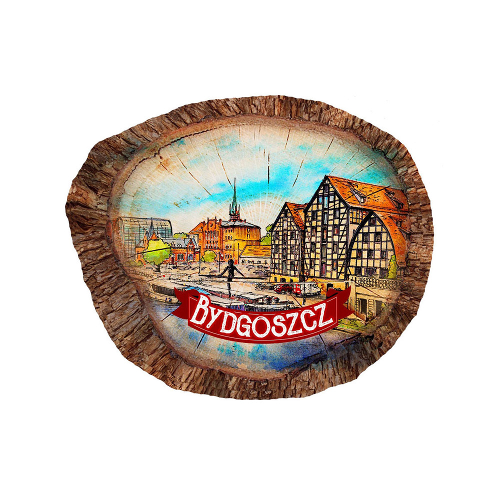 Magnes polyresinowy pieniek owal Bydgoszcz