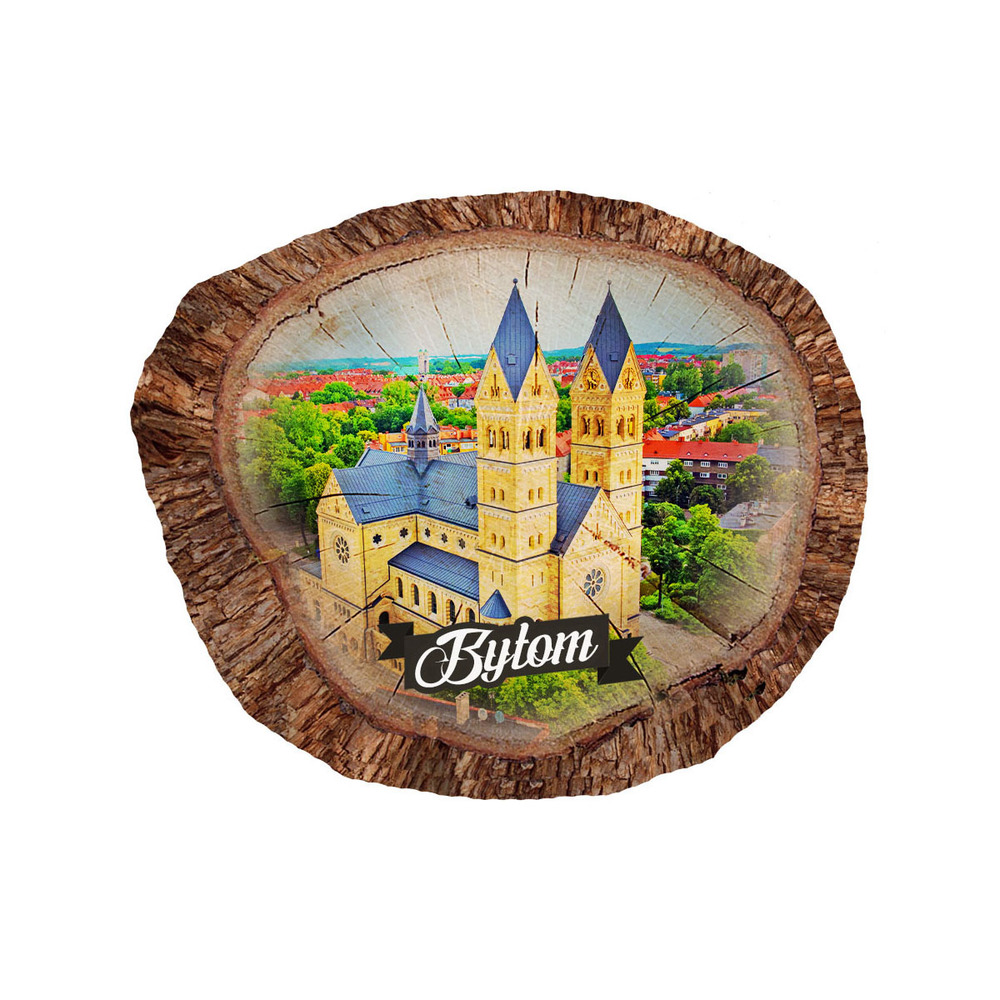 Magnes polyresinowy pieniek owal Bytom
