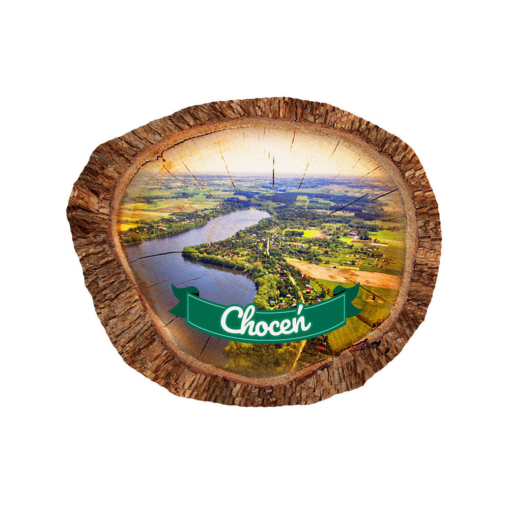 Magnes polyresinowy pieniek owal Choceń