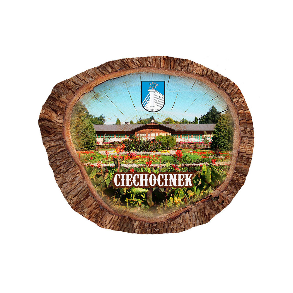Magnes polyresinowy pieniek owal Ciechocinek