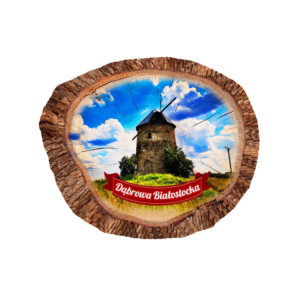 Magnes polyresinowy pieniek owal Dąbrowa Białostocka