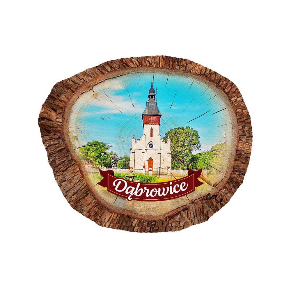 Magnes polyresinowy pieniek owal Dąbrowice