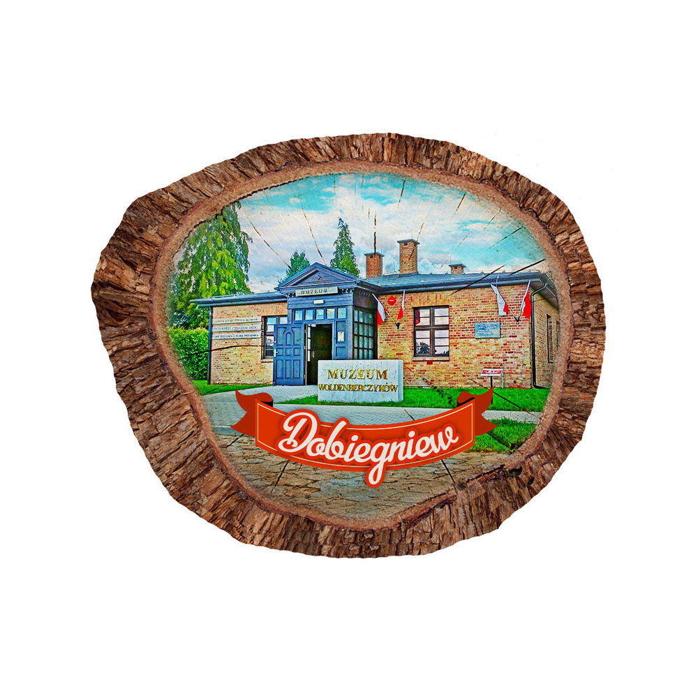 Magnes polyresinowy pieniek owal Dobiegniew