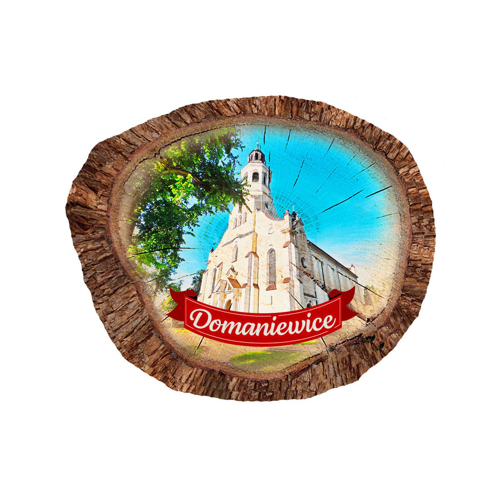 Magnes polyresinowy pieniek owal Domaniewice