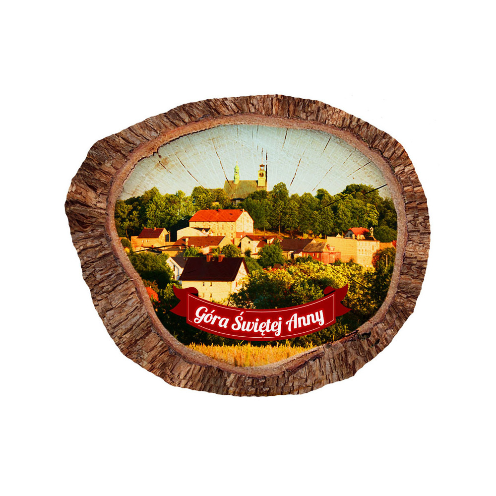 Magnes polyresinowy pieniek owal Góra Świętej Anny
